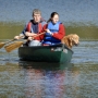 Canoeing on Sylvan Lake